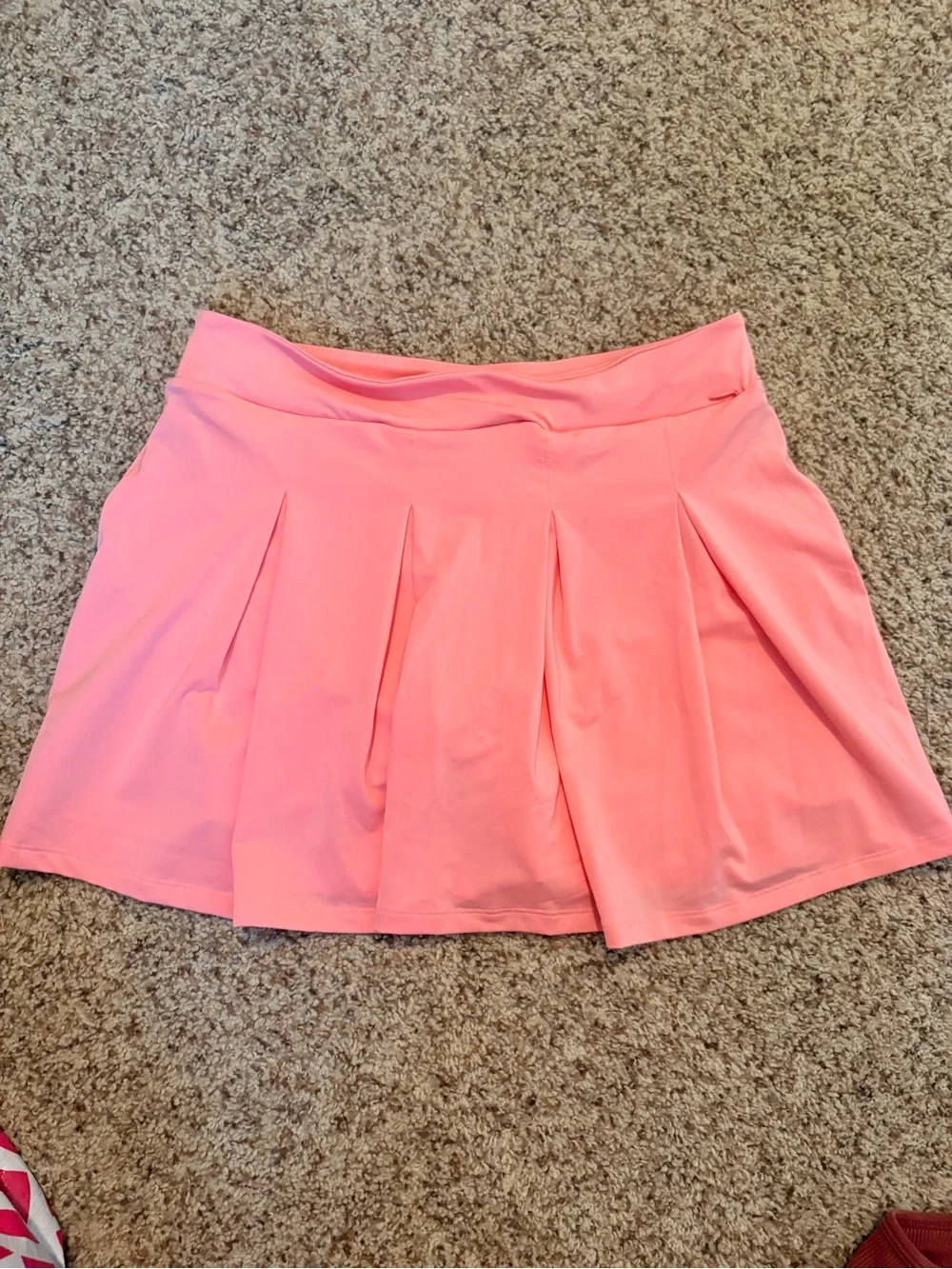 adidas Kids Coral Pink Athletic Skort